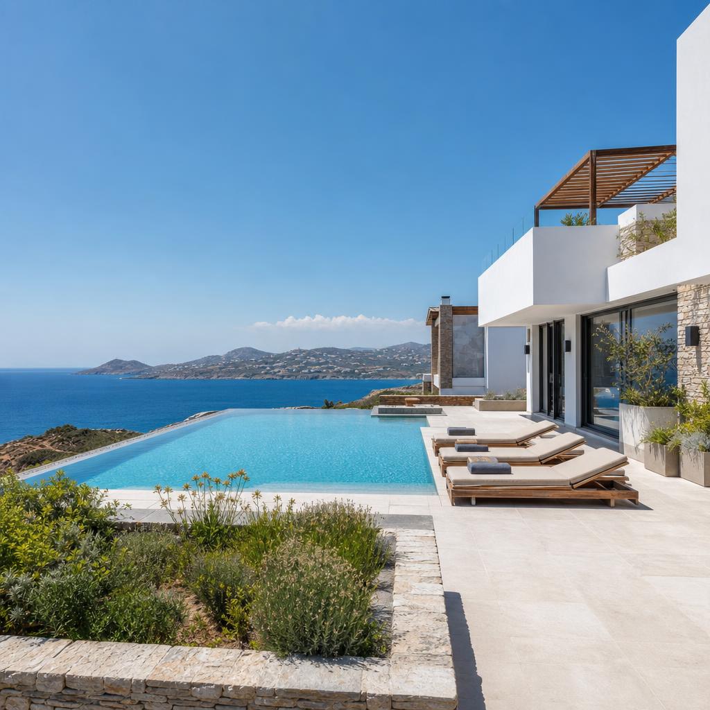 Luxury new-build development on the Athenian Riviera