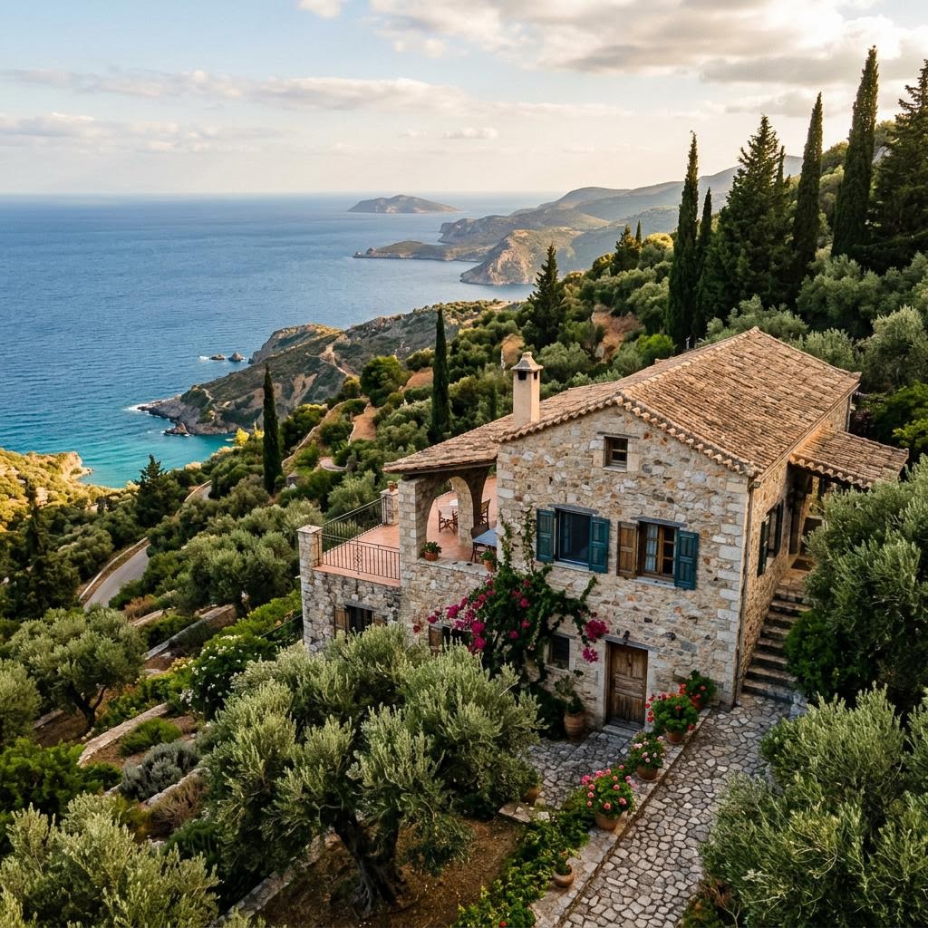 Traditional Stone Villa in the Peloponnese